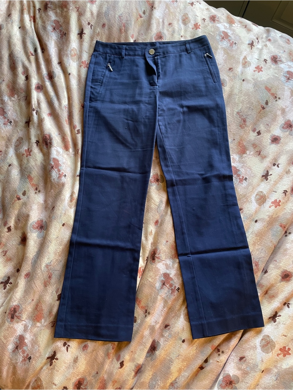 Anne Klein Women’s Navy Blue Jeans - Classic Straight Leg